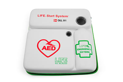 White Molded EVA AED Case