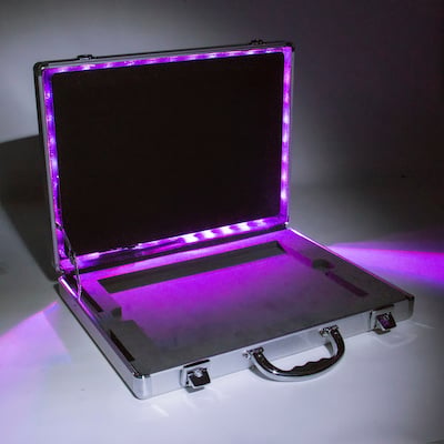 Aluminum Portfolio Case with LED Lights