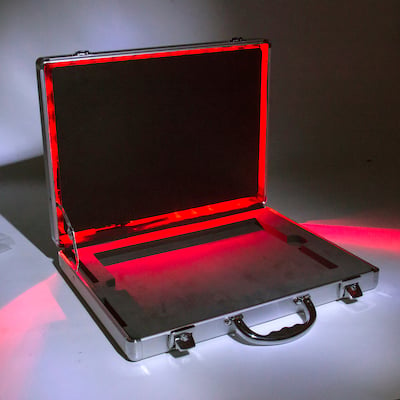 Aluminum Portfolio Case with LED Lights